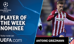Griezmann, nominado como Jugador de la Semana en la Champions League Inglés