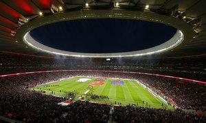Temp. 17-18 | Final Copa del Rey en el Wanda Metropolitano | Panorámica del estadio
