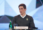 Fernando Torres, durante la conferencia Globe Soccer