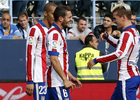 Temporada 14-15. Jornada 31. Málaga -Atlético de Madrid. Griezmann celebra su gol.