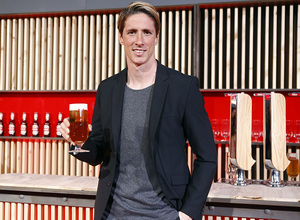 Fernando Torres, en la presentación del nuevo spot de Mahou 2016