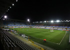 El Atlético se entrenó en el Jan Breydel Stadion de Brujas, escenario del partido de Champions