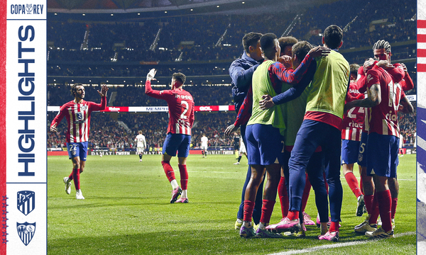 Highlights Atlético de Madrid 1-0 Sevilla