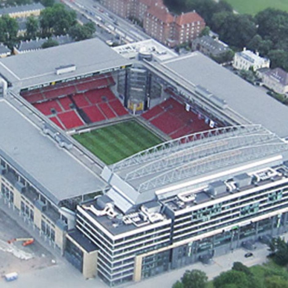 Lave om indlæg Uforenelig Club Atlético de Madrid · Web oficial - This is F.C. Copenhagen's stadium:  Telia Parken