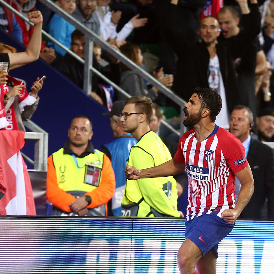Diego Costa scores the fastest goal in UEFA Super Cup history
