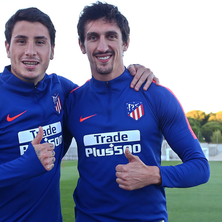 Savic, Giménez back to full training with their teammates - Club