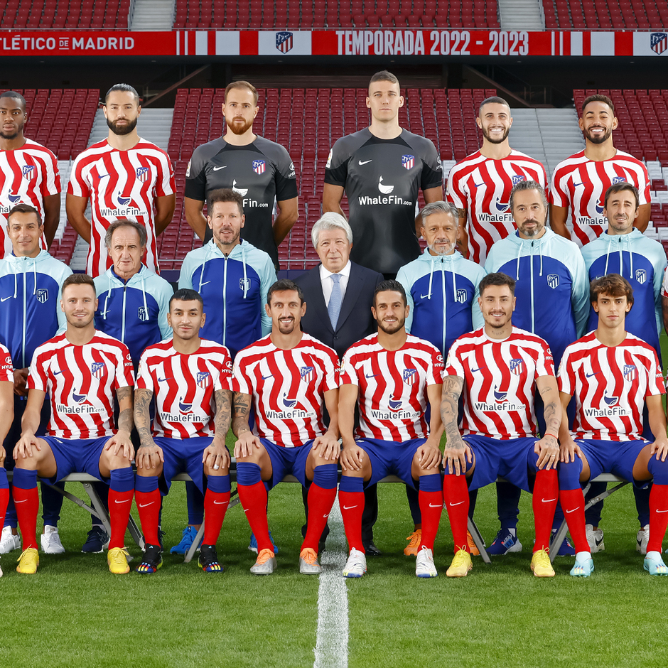 Official team photo 2022/23 season! Club Atlético de Madrid · Web oficial