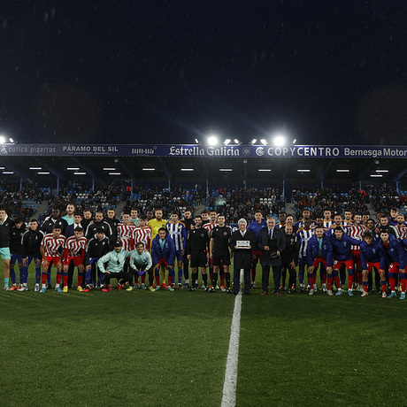 The Action From SD Ponferradina-Atleti - Club Atlético De Madrid