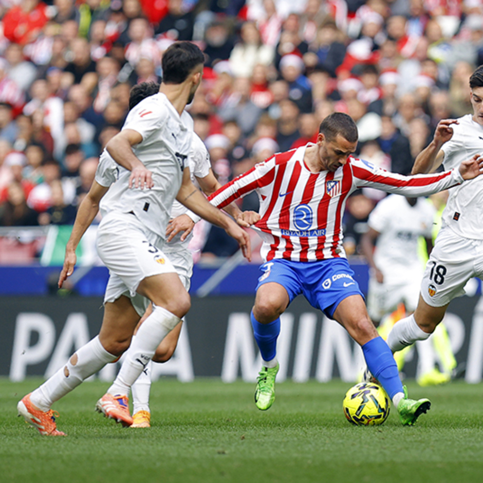 Valencia vs Atlético Madrid match preview image