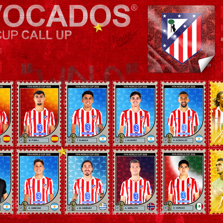 Atlético de Madrid アトレティコ　アルトゥールフェルメールユニ 2026 FIFA World Cup underway with 13 Atleti players participating