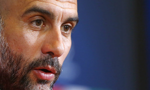 Pep Guardiola, en rueda de prensa