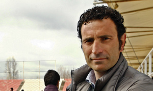 Entrenamiento primer equipo 10/04/2013. José Francisco Molina estuvo presente en el entrenamiento.