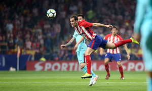Temp. 17-18 | Atlético de Madrid - FC Barcelona | Godín