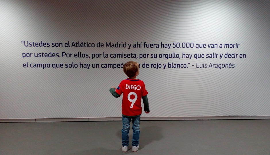 Atlético de Madrid: Un Niño 'anti Madrid