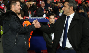Temporada 2018-2019 | Atlético de Madrid - FC Barcelona | Simeone y Valverde