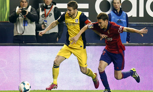 Temporada 13/14. Liga BBVA. Osasuna - Atlético de Madrid. 