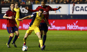Temporada 13/14. Liga BBVA. Osasuna - Atlético de Madrid. 