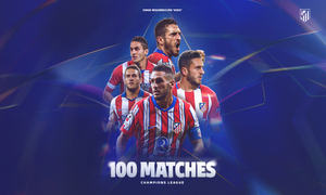 100 partidos en UCL Koke ENG