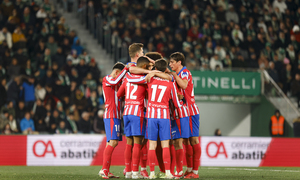 Temp. 24-25 | Elche-Atlético de Madrid | Piña celebración