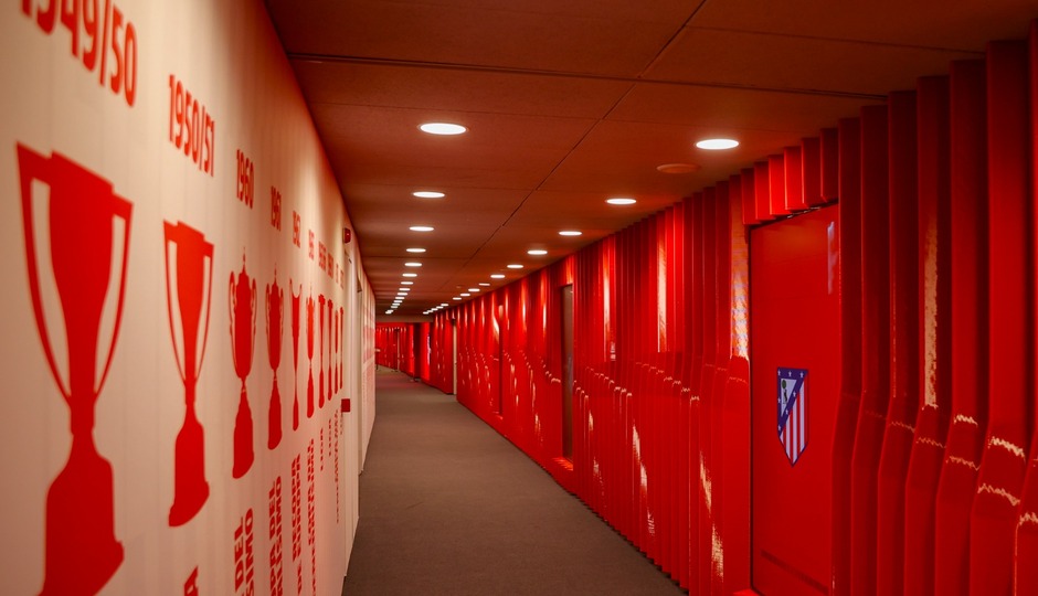 Novedades Riyadh Air Metropolitano tunel de vestuarios