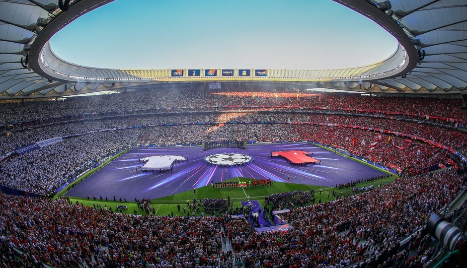 Panorámica Riyadh Air Metropolitano Final Champions 2019