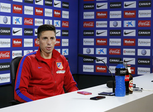 temporada 13/14. rueda de prensa de Sosa en la ciudad deportiva de Majadahonda