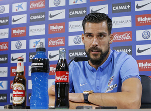 temporada 14/15 . Rueda de prensa de Moya en la ciudad deportiva de Majadahonda