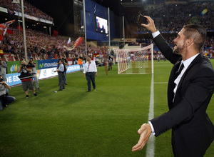 temporada 14/15 . Partido Atlético de Madrid Real Madrid. Supercopa de España. Simeone