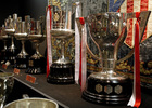 temporada 14/15 . Museo. Copa de la Liga 13/14 expuesta en el Museo del Atlético de Madrid