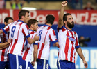 Temporada 14-15. Atlético-Juventus. Arda celebra su gol.