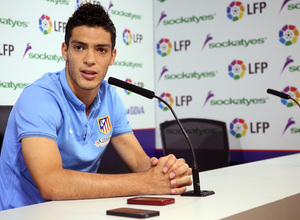 Temporada 14/15. Rueda de prensa Raúl Jiménez en Majadahonda el 08/10. Foto: Ángel Gutiérrez.