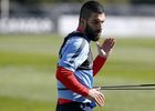 temporada 14/15. Entrenamiento en la ciudad deportiva de Majadahonda. Arda realizando ejercicios físicos durante el entrenamiento