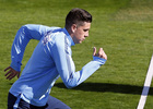 temporada 14/15. Entrenamiento en la ciudad deportiva de Majadahonda.Jugadores realizando ejercicios físicos durante el entrenamiento