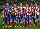 Temporada 14-15. Jornada 34. Villarreal - Atlético de Madrid. Nuestro once ante el Villarreal.