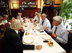 Comida de directivas entre el Atlético de Madrid y Valencia