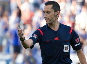 Sánchez Martínez, árbitro del Rayo Vallecano-Atlético de Madrid.