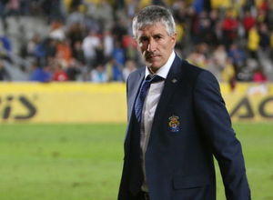 Quique Setién, entrenador de Las Palmas