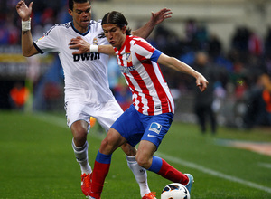 Temporada 12/13. Partido Atlético de Madrid Real Madrid.Diego Costa