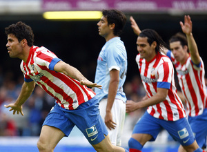 Temporada 12/13. RC Celta de Vigo vs. Atlético de Madrid Diego Costa