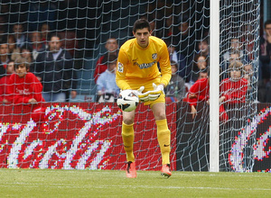 Temporada 12/13. RC Celta de Vigo vs. Atlético de Madrid Courtois