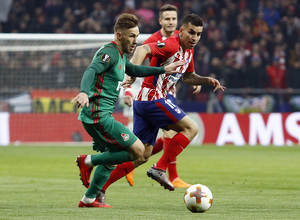 Temp. 17/18 | Ida de octavos | 08/03/18 | Atlético de Madrid - Lokomotiv | Correa