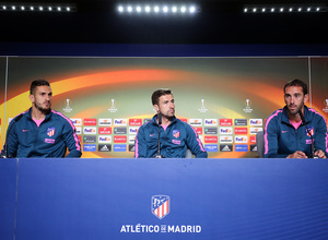Temp 17/18 | Media Day | 09-05-18 | Wanda Metropolitano | Gabi, Koke y Godín