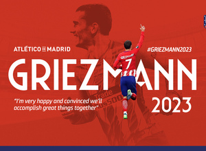 Renovación Griezmann #2023 con frase ENG