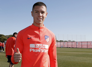 Temporada 18/19. Entrenamiento en la ciudad deportiva Wanda Atlético de Madrid. 017_02_2019. Nehuén Pérez.