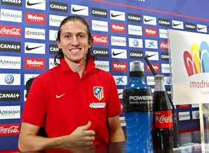 Temporada 13/14. Rueda de prensa de Filipe en el Cerro del Espino