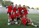 Entrenamiento en la Ciudad deportiva Wanda Atlético de Madrid 04-09-2019. Foto de grupo.