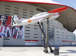 temporada 19/20. Acto homenaje avión Atlético aviación