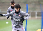 Temporada 19/20. Entrenamiento en la ciudad deportiva Wanda. Joao realizando ejercicios durante el entrenamiento