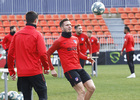 Temporada 19/20. Entrenamiento en la ciudad deportiva Wanda.  Saúl