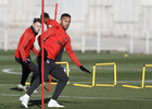 Entrenamiento en la Ciudad deportiva Wanda Atlético de Madrid 30-12-2019. Lodi.